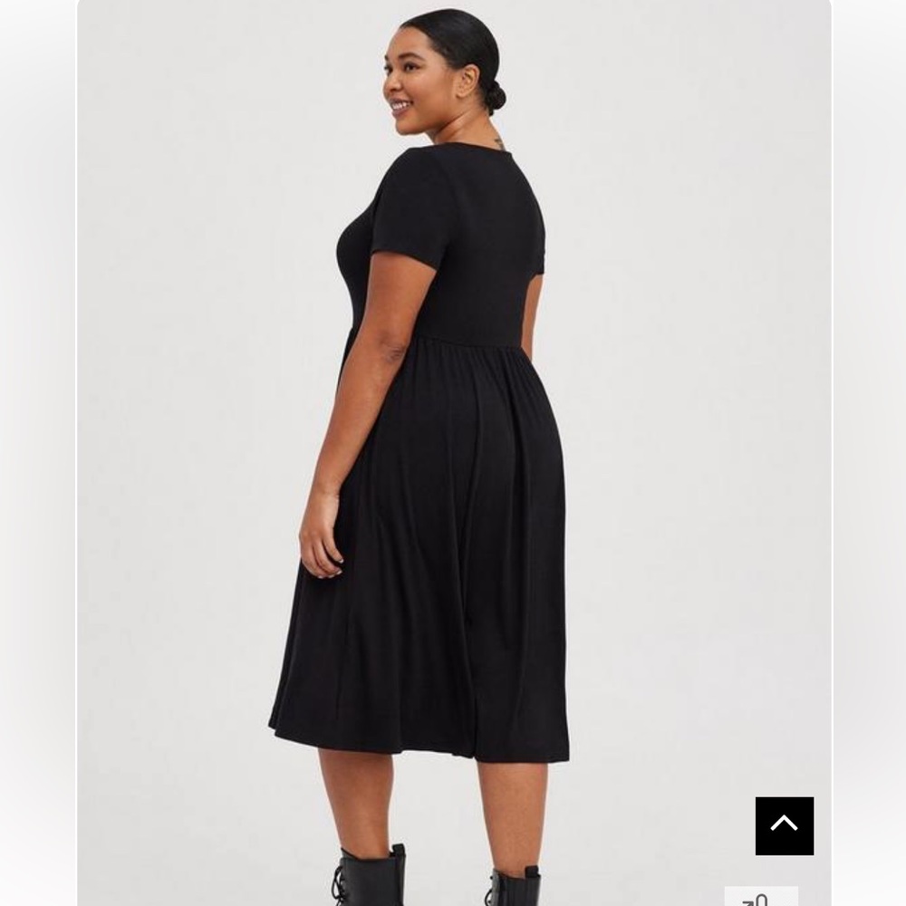 Black MIDI Dress - Picture 4 of 5